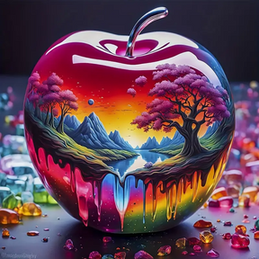 DIAMOND PAINTING -Apfellandschaft
