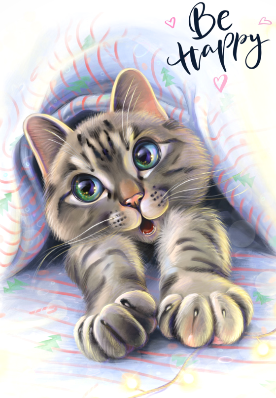 DIAMOND PAINTING - Katze