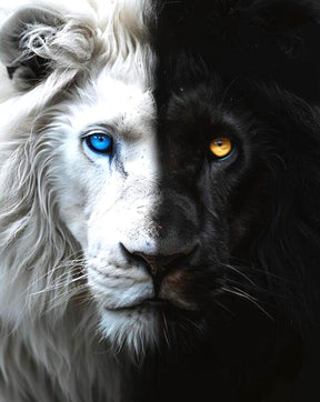 DIAMOND PAINTING - Löwe