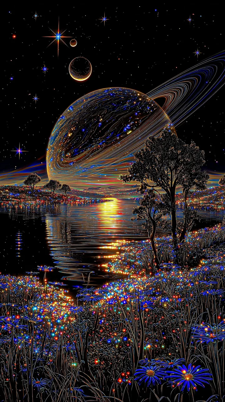 DIAMOND PAINTING - Traumhafter Planet