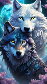 DIAMOND PAINTING -  Wolf