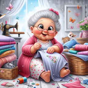 DIAMOND PAINTING - Oma