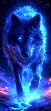 DIAMOND PAINTING - wolf