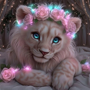 DIAMOND PAINTING - Löwe