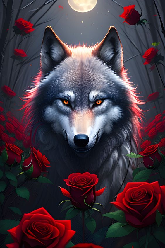 DIAMOND PAINTING - Wolf