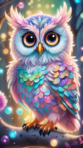 DIAMOND PAINTING - Eule