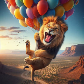 DIAMOND PAINTING - Löwe