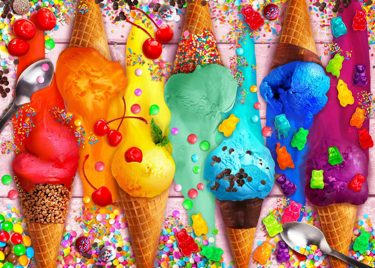 DIAMOND PAINTING -Eiscreme