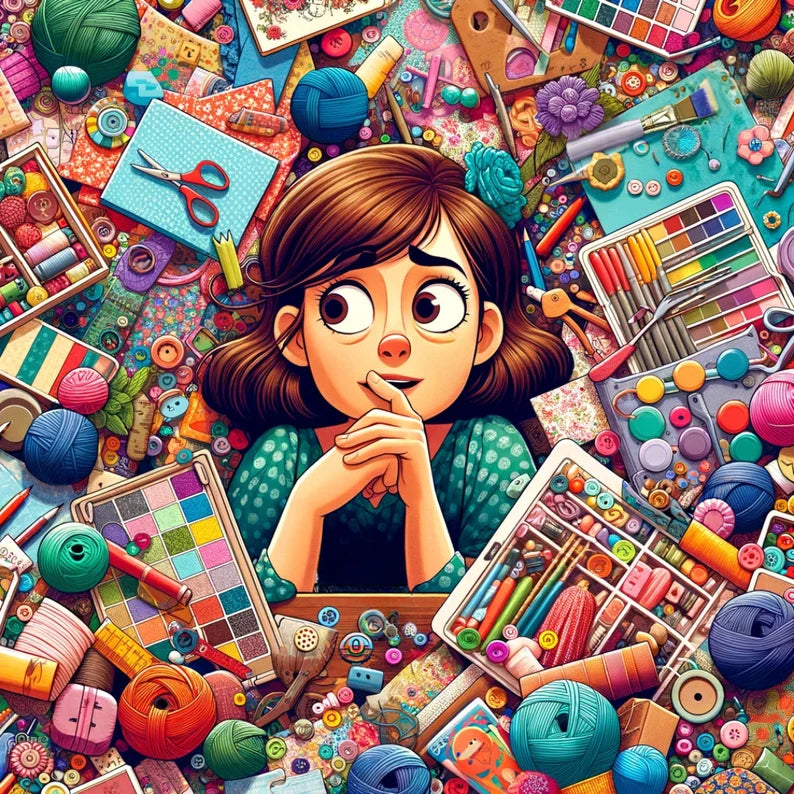 DIAMOND PAINTING - Bastelmädchen