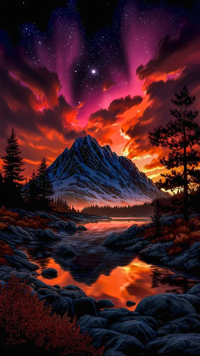 DIAMOND PAINTING - Polarlichter