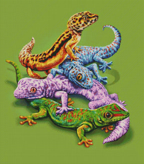 DIAMOND PAINTING -CHAMÄLEON