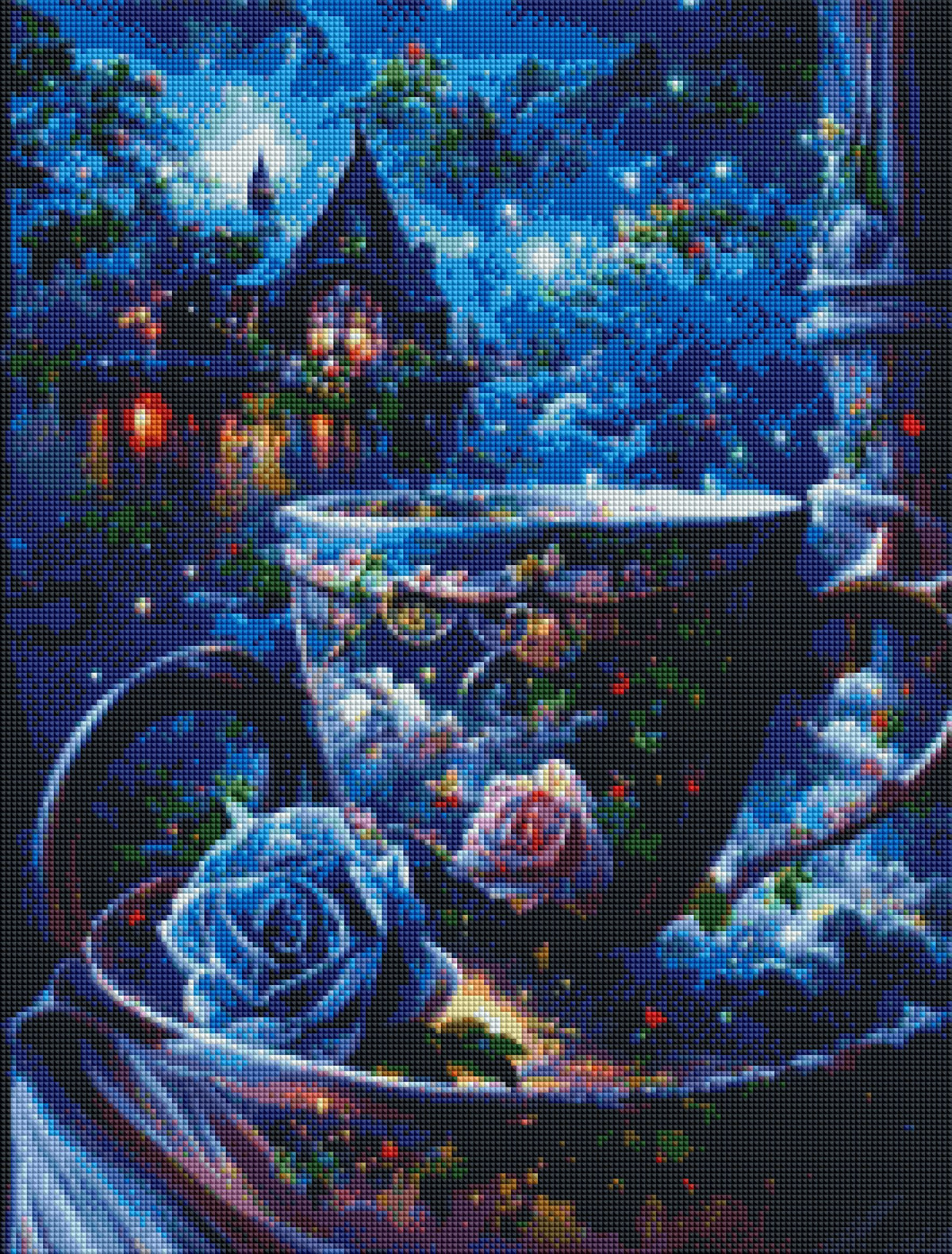 DIAMOND PAINTING -Becher Burg