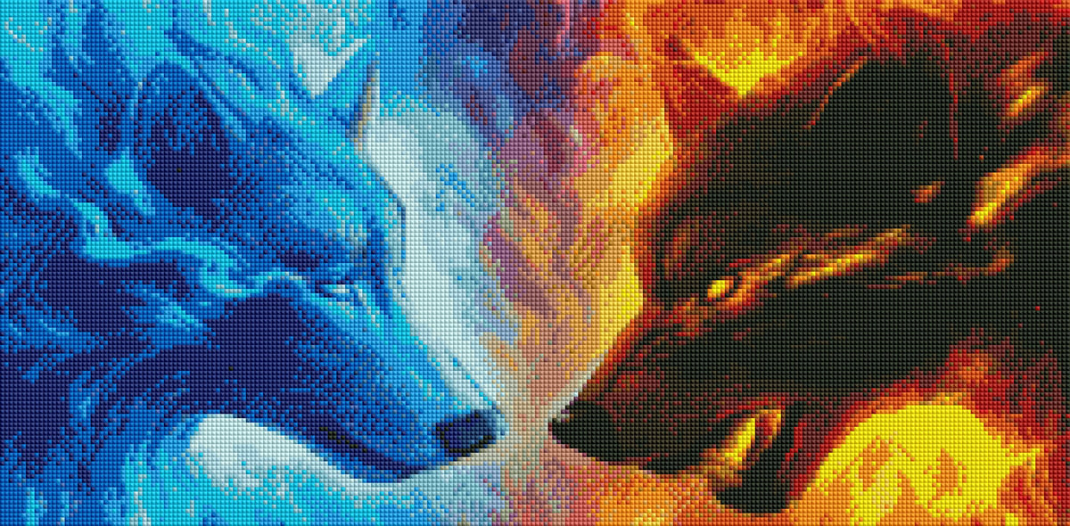 DIAMOND PAINTING - Wolf