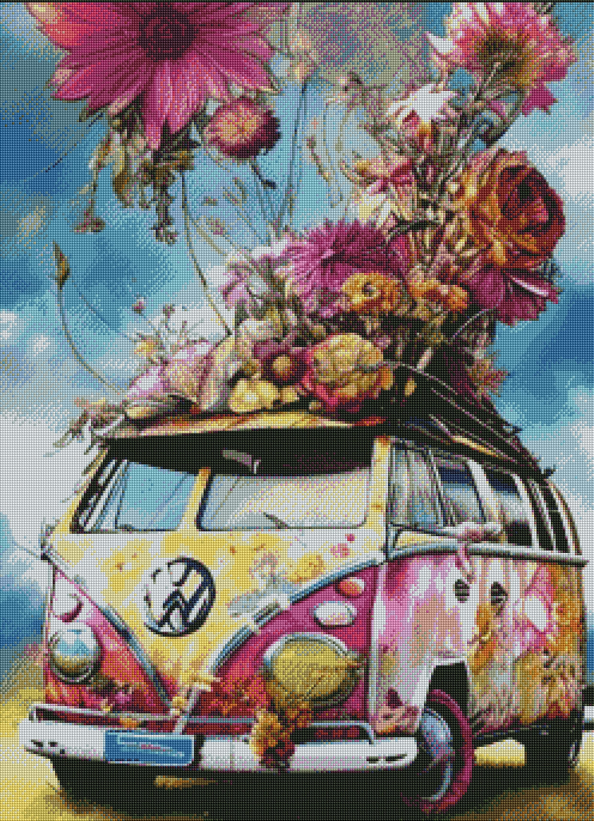 DIAMOND PAINTING -ALTES AUTO