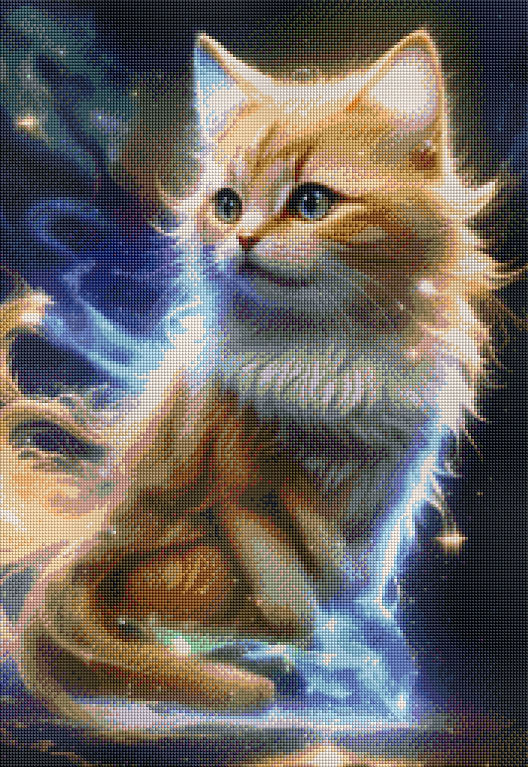 DIAMOND PAINTING -KATZE
