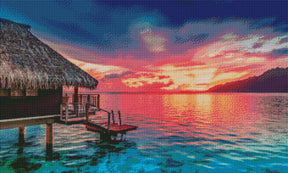 DIAMOND PAINTING -INSELLANDSCHAFT