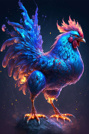 DIAMOND PAINTING -HUHN