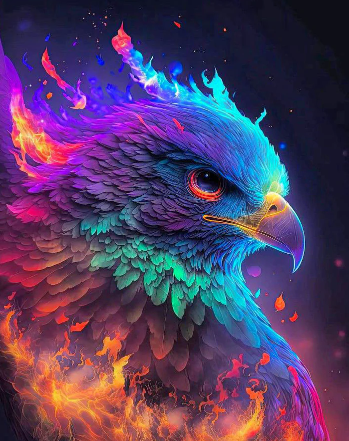DIAMOND PAINTING -Adler