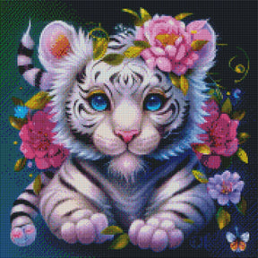 DIAMOND PAINTING -  TIGER