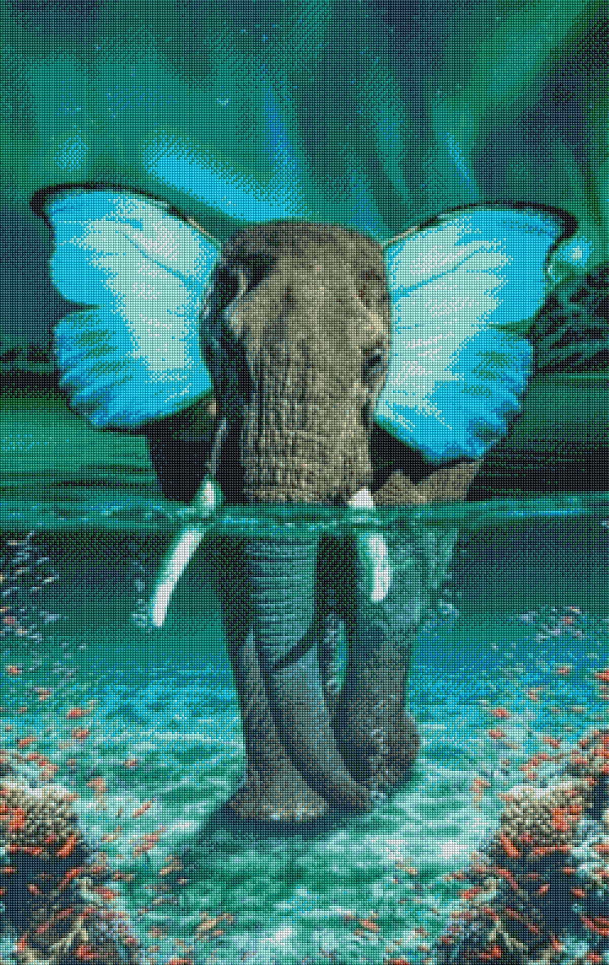 DIAMOND PAINTING -ELEFANT