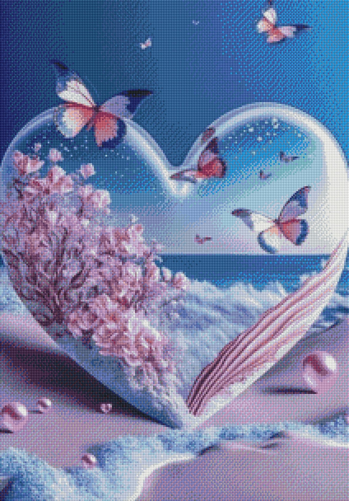 DIAMOND PAINTING -BLUMENMEER DER LIEBE