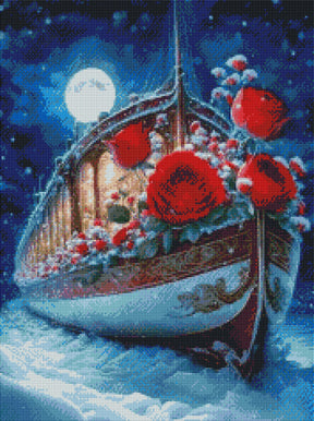 DIAMOND PAINTING -ROSENBOOT