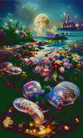 DIAMOND PAINTING - FANTASIEVOLLE UNTERWASSERWELT