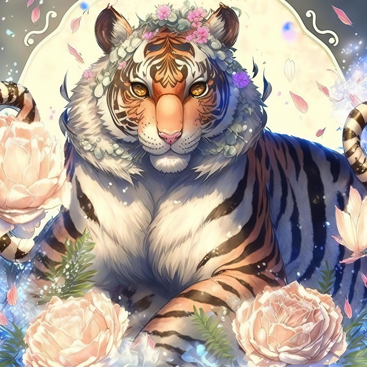 DIAMOND PAINTING -  TIGER