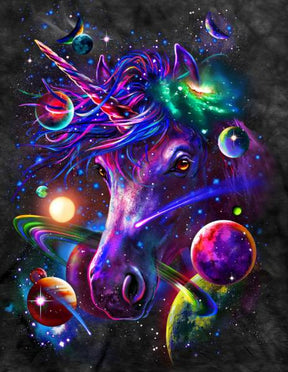 DIAMOND PAINTING -KOSMISCHES PFERD