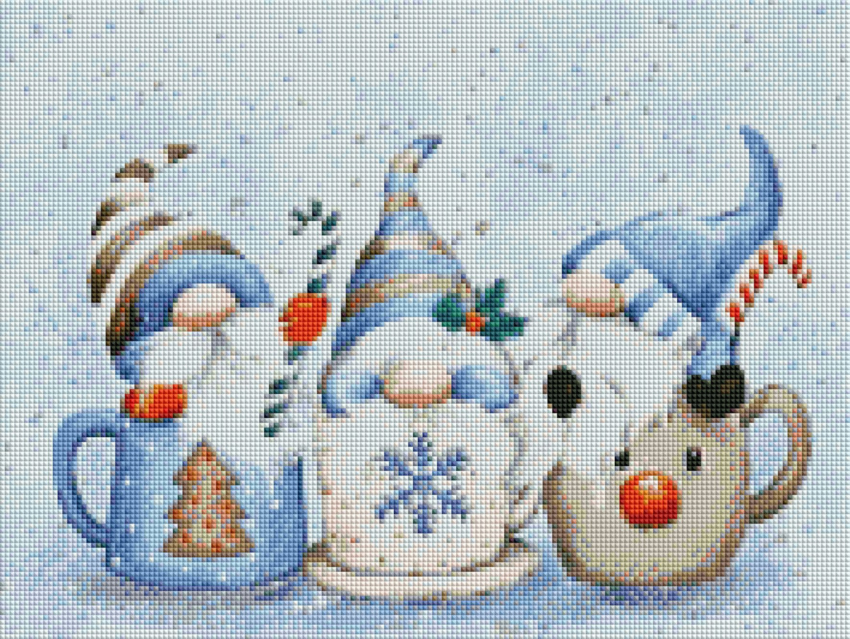 DIAMOND PAINTING - WEIHNACHTSWICHTEL