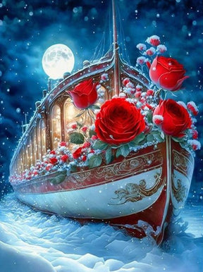 DIAMOND PAINTING -ROSENBOOT